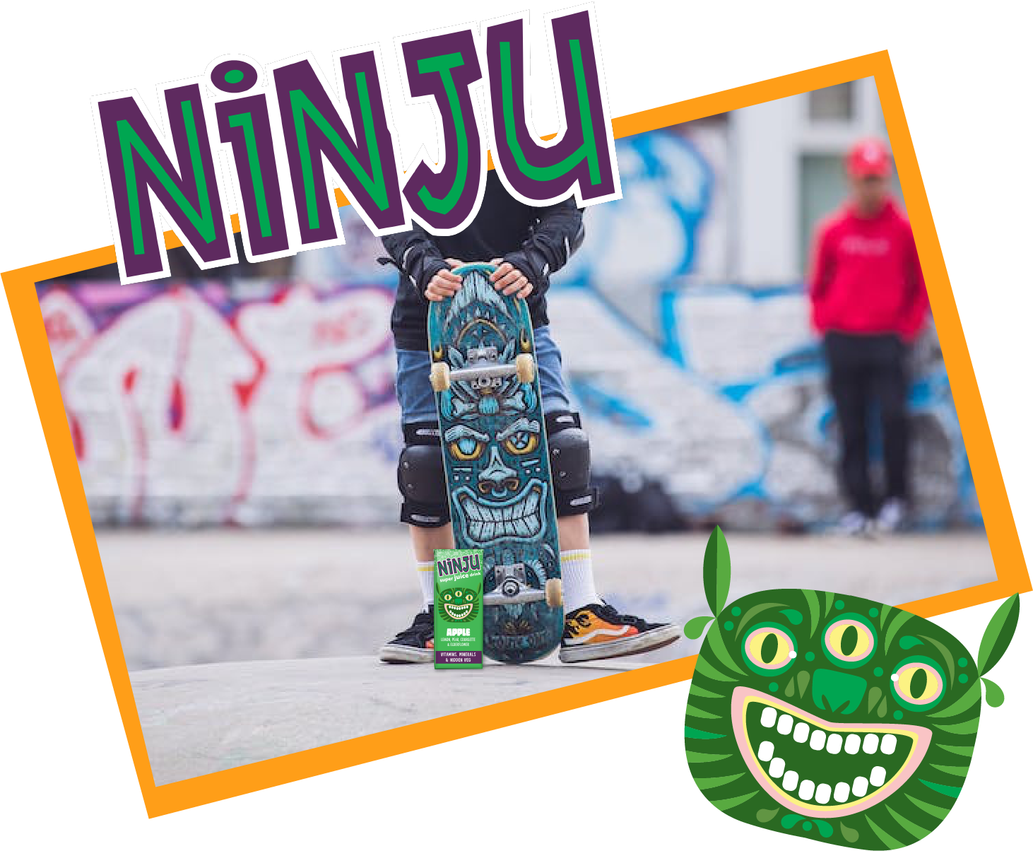 Ninju skateboard kid on the homepage
